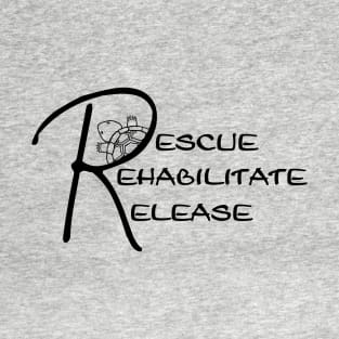 Turtle Rescue, Rehabilitate, Release T-Shirt